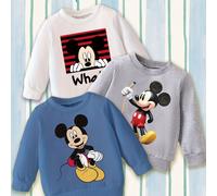 TEMU 3 piezas, sudaderas de cuello de Disney, estampado de de , larga, ropa para niños, adecuada para regalo de niños.