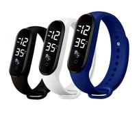 TEMU 3 relojes electrónicos inteligentes de moda para hombres y mujeres, ideales para fitness, montañismo, deportes al y regalos en vacaciones