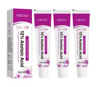 TEMU 3 unidades iluminadora con ácido azelaico GROEI: Niacinamida y Aloe Vera, control de grasa e iluminación, larga duración todo , para todas las y