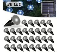 TEMU 30/15 piezas, Luces solares para jardín, 12 de intermitencia, se apagan automáticamente y se encienden por , adecuadas para patio, jardín, , Día de San Valentín y decoraciones navideñas