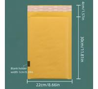 TEMU 30 Bolsas de Papel con - Impermeables y Antigolpes, Sobres Sellados Ligeros para Envío Seguro de Regalos, Teléfonos, Joyería y Artículos Frágiles, Bolsas Grandes con