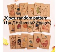 TEMU 30 Mini Cuadernos Portátiles - Diseño de Dinosaurios Tiernos, Libreta para Mensajeros como Regalo Escolar u Oficina o