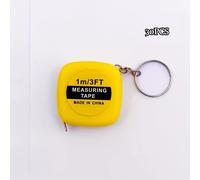 TEMU 30 Mini Llaveros de Cinta Métrica Retráctil - 1 M/3 Fño de Bolsillo Compacto - Adecuado para Uso Diario, Fiestas, Escuelas y Regalos Promocionales - Hoja de Metal