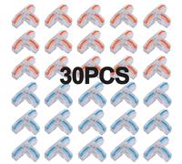 TEMU 30 Piezas Conectores en T para AWG 28-12, Conectores de Alambre con Palanca, Conectores en T para Cableado, Conectores de Alambre de 3 Vías Push-in