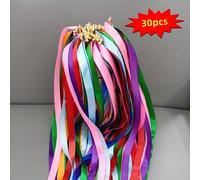 TEMU 30 piezas de banderines de fiesta de boda - de borla colorido con varita de , palos de bambú y campanas doradas, para , fiestas y celebraciones - Azul, , verde, decoraciones multifuncionales