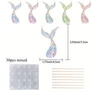 TEMU 30 Piezas de Toppers de , de para Fiestas de de , Decoraciones DIY