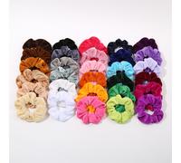 TEMU 30 unidades de coleteros de terciopelo para mujer, perfectos para el pelo , ideales como regalo de Acción de Gracias y Navidad.