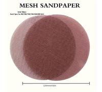 TEMU 30 unidades de discos de de malla de 5 pulgadas con respaldo, disponibles en varios granos, diseñados para pulir y rectificar sin polvo de coches, madera, paneles de yeso y metal