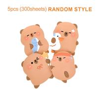 TEMU 300 Notas Adhesivas con Forma de Carpinchos, Fáciles de , Ideales para Recordatorios, Notas, Contabilidad, Estudio, Uso en , , Recompensas en el Aula, Navidad y Más