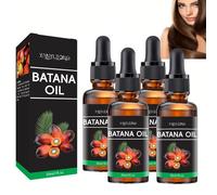 TEMU 30ml Aceite de Bataana Pack de 4, para Hidratar el Cabello y Cabelludo, Vegetal, Duradera, Capilar , Regalo Ideal para Navidad, Otoño y , Adecuado para Todo Tipo de Cabello