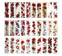 TEMU 32 marcapáginas decorativas florales con temática de bosque romántico y diseño , perfectas para Año , , Navidad, aniversarios y regalos de boda. marcapáginas artísticos son asequibles y .