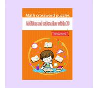 TEMU 32 páginas de práctica de y , juego de crucigramas de aritmética mental, consolidando habilidades básicas de matemáticas, divertido libro de ejercicios para ayudar a escribir y trazar números