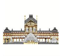 TEMU 3377 Piezas de Miniaturas de para Ensamblar Bloques de Construcción de Persianas, Paisaje de un Hito