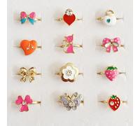 TEMU 36 piezas de Juegos de Anillos de Aleación de en / - en Oro (No Preciosos) - Estilos Variados para Uso Diario y Fiestas - Ideales para , Regalos, - Asequibles para Niñas y Adolescentes