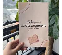 TEMU 365 Preguntas para de Autodescubrimiento para Mejora Personal y Desarrollo, Inglés/Español, Tamaño 8.3*5.5 pulgadas, 365 Preguntas