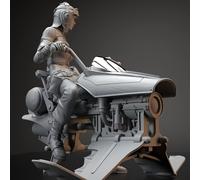 TEMU 3D de Precisión de 75mm de Ingeniera de Sin Pintar para de Modelos y Desarrollo de Hobbies > Montaje y Colección de Modelos, Adecuado para Cosplay de Juegos y Figuras GK