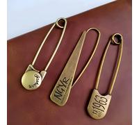 TEMU 3pcs/4pcs Alfileres de Seguridad Vintage en con Grabados - Broches Decorativos para Chales, Vestidos y Chaquetas - Accesorios Duraderos para Ropa