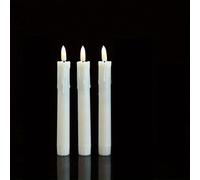 TEMU 3pcs Batería , Vela de de Plástico de Simulación , , 7 pulgadas / 17.5 cm Decorativa de Ventana de Cabeza de Llama 3D, de Larga Duración Vela Electrónica sin Llama de Polo Largo