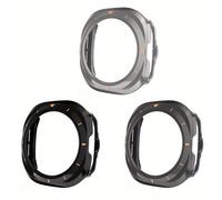 TEMU 3pcs Bumper Shell para SamSung para Galaxy Watch 7 Ultra Protector de Pantalla 47mm Accesorios, de PC para Reloj 47mm Protector Bumper Shell, para Galaxy Watch 7 Ultra 47mm para Mujeres Hombres