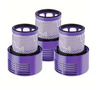 TEMU 3pcs Filtros de Malla de Eficiencia V10 para Dyson Cyclone, , Animal, Total Clean, Motorhead, Serie SV12 - Plástico Duradero, Número de Pieza 969082-01