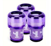 TEMU 3pcs Filtros HEPA Lavables para Dyson V12 Slim & Detect - Pieza de Repuesto Compatible 971517-01, Mejora la Calidad del Aire