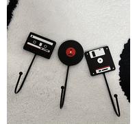 TEMU 3pcs Ganchos de Estilo para Oficina - Fácil Instalación, Sin Taladro, Multiusos para Auriculares, Ropa, Mochilas y Más - Adhesivo Fuerte, PVC Anticorrosión