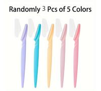 TEMU 3pcs para Cejas - Reutilizables, Recortador de Pelo Portátil & Herramienta Exfoliante con Cubierta para la Eliminación del Facial