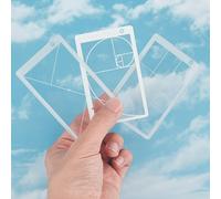 TEMU 3pcs Visor de Proporción Dorada 3 Estilos Herramienta de Composición Fotográfica Fibonacci Fotógrafo Visor de Composición de Un para Fotografía Pintura Dibujo