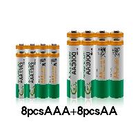 TEMU 4-20pcs Batería Recargable AA+AAA 1.2V AA3000MAH+AAA1350mAh Batería de Níquel-H!drogen Adecuada para Cámaras, Coches de Juguete, Computadoras, Relojes, Radios, Videojuegos, Cámaras Digitales