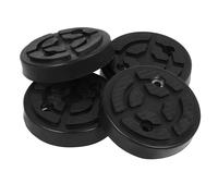 TEMU 4 almohadillas de goma engrosadas para elevador de coche | Almohadillas para gato de piso, herramientas de elevación para camiones, piezas de automóvil, material de goma sintética