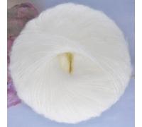 TEMU 4 bolas X 25g Hilo de Mohair Hilo de Tejer Acrílico Peluche Cachemira Tejido a Suéter Calcetines Lana Crochet Costura 10% Lana 30% Mohair 60% Nylon DIY Chal Bufanda Hilo 25g 160m