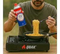 TEMU 4 Cartuchos de 227 G para Camping: Estufa de Gas Portátil o de Camping, Cocina, Infernillo, Fogareiro (4 Botellas de Gas)