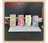 TEMU 4 Cuadernos de Bolsillo con Diseños Florales y de Aves, Páginas Rayadas , Diario y Moderno para Gestión del y Organización - Diario de con para Escribir. para o para la ; Portátil y Duradero