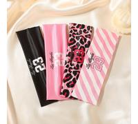 TEMU 4 diademas deportivas de tela para mujer, ideales para correr en verano, coleteros con números y pañuelos para la cabeza