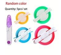 TEMU 4 Fabricantes de de diferentes tamaños + 1 par de tijeras