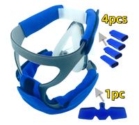 TEMU 4 Fundas para Correas de CPAP + 1 Cómoda para el Cuello, Cubierta Compatible con Máscara CPAP Completa para Reducir la Presión del Arnes y Marcas en las Mejillas, Útil de los Accesorios de CPAP
