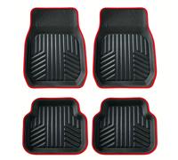 TEMU 4-Pack Alfombrillas para Coche, Cuero de PVC Antideslizante, Protección para Todo Tipo de , Se a la Mayoría de los Vehículos, Accesorios Duraderos para el Interior del Coche