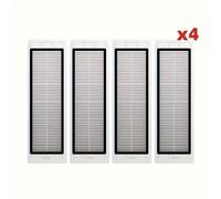 TEMU 4-Pack Filtros HEPA Lavables para Xiaomi S5/S50/S51/S55/S6//S6 MaxV/S6 Pure, Material ABS, Piezas de repuesto de escoba aspiradora