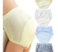 TEMU 4 Pantalones de Entrenamiento para Bebé, Pañales Lavables para Aprender a Ir al Baño, Set de Regalo Navideño, Halloween y Año