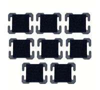 TEMU 4 piezas/8 piezas, hebilla de de opaca, Molle de , parche de tela miniatura, basura de poliéster, para mochila, bolsa de , accesorios de viaje