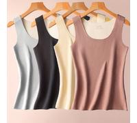 TEMU 4 piezas Chaleco sin AB-Side para Mujer, Versátil, , Térmico y Sin Costuras para Otoño e Invierno