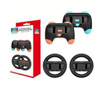 TEMU 4 Piezas de Accesorios para Nintendo Switch 2 (2025), 2 Agarres y 2 Volantes Compatibles con el Pack Familiar Deportivo Party para Nintendo Switch 2