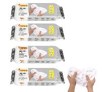 TEMU 4 piezas de arcilla de espuma de 500 g, arcilla de modelado, arcilla ultraligera de secado al aire blanca, no tóxica, antiadherente, regalo ideal para niños y niñas