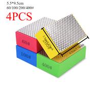 TEMU 4 piezas de bloques de lijado de esponja de densidad, opciones de 60-1000#, para madera, azulejos, vidrio, piedra, fino, resistente a obstrucciones y duradero, uso manual, ajuste de , /húmedo