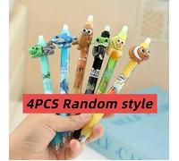 TEMU 4 Piezas de Bolígrafos de Gel Borrables con Estilo de Montañas y - Punta de 0.5 mm para Escritura - Regalo para al Colegio - Regalo Único para