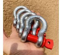 TEMU 4 piezas de candado de carga pesada, candado de remolque de tipo D, 3/8 pulgadas, 1/2 pulgadas, candado de de 2200-1000 libras, , candado de de carga pesada, candado americano