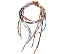 TEMU 4 piezas de Cordones Coloridos de 39.37" - Correas para Colgar Bolsos y Joyas con Patrones Vibrantes, Cinta Duradera de para Accesorios de Moda, Estética Fluyente, Tela Estampada, de Carteras DIY