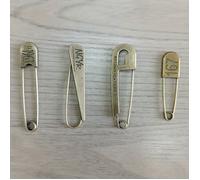 TEMU 4 piezas de de estilo vintage - Cobre duradero, decorativos para chales para ropa y manualidades, diseños variados con mensajes "", "" y "SACRIFICIALIDAD"