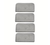 TEMU 4 Piezas de de Reemplazo para Trapeador Semicircular, Paño de Reemplazo para Aspiradora sin Manos, Trapo para Trapeador Automático, Adecuado para , Hogar, Dormitorio, Comercial