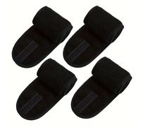 TEMU 4 piezas de diademas/tocados de limpieza facial para maquillaje | Transpirables, absorbentes del , antideslizantes para yoga y running, tela con spandex.